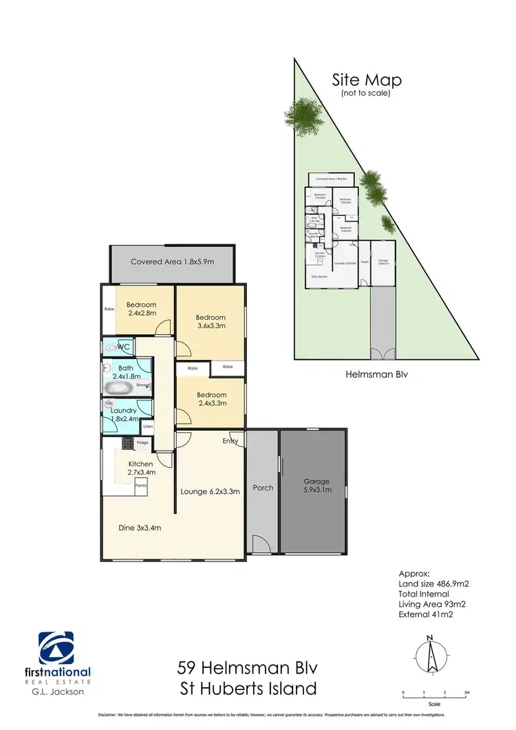Floorplan of Homely house listing, 59 Helmsman Boulevard, St Huberts Island NSW 2257