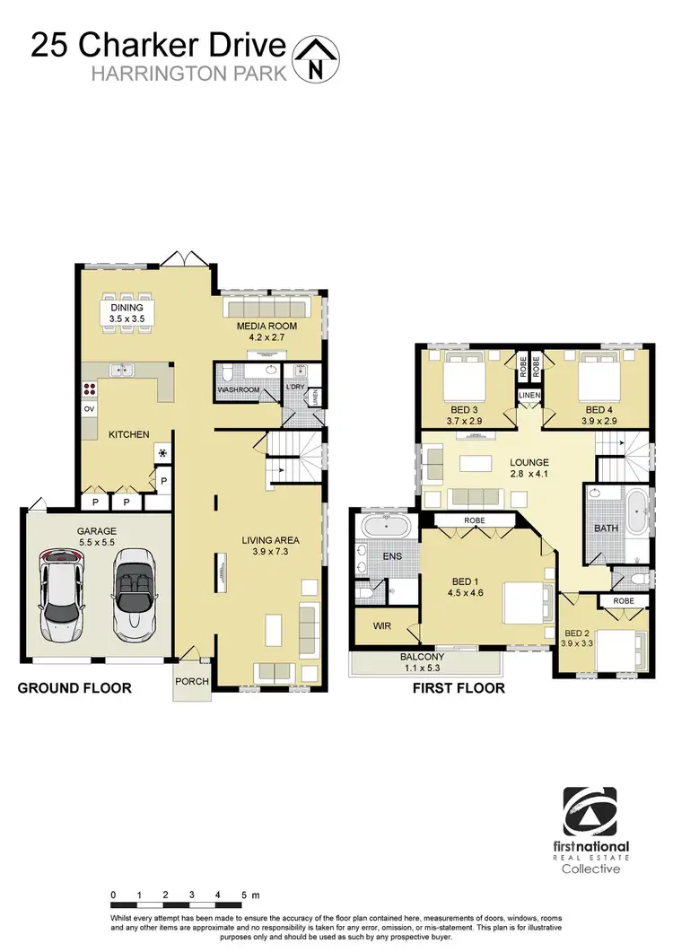 Floorplan of Homely house listing, 25 Charker drive, Harrington Park NSW 2567