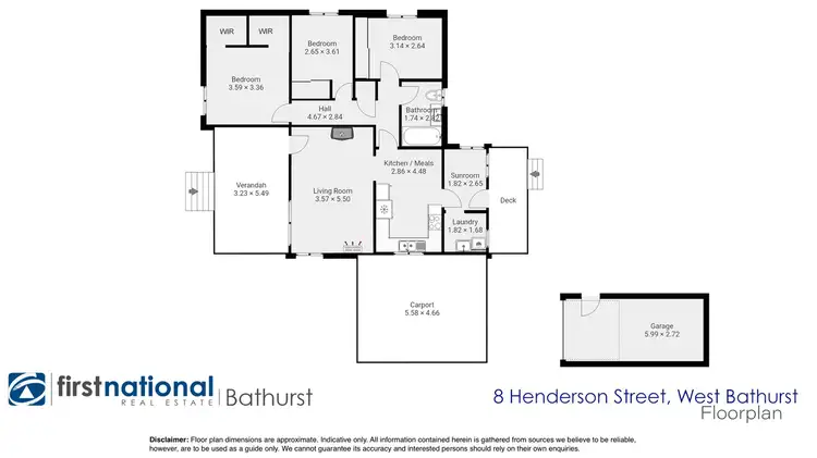 Floorplan of Homely house listing, 8 Henderson Street, West Bathurst NSW 2795