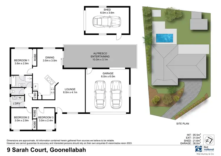Floorplan of Homely house listing, 9 Sarah Court, Goonellabah NSW 2480