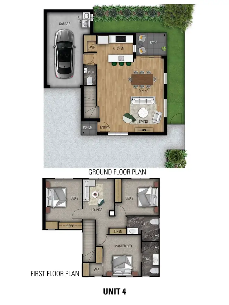 Floorplan of Homely townhouse listing, 4/74 Coburg Street, Cleveland QLD 4163