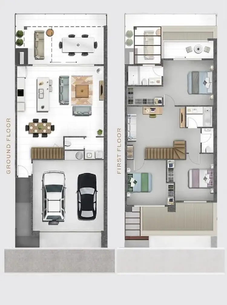 Floorplan of Homely townhouse listing, 148/2 Bella Avenue, Robina QLD 4226
