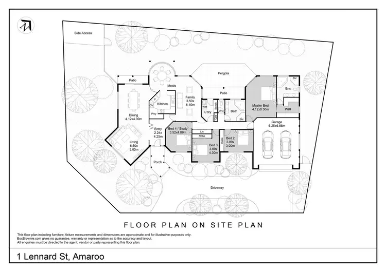 Floorplan of Homely house listing, 1 Lennard Street, Amaroo ACT 2914