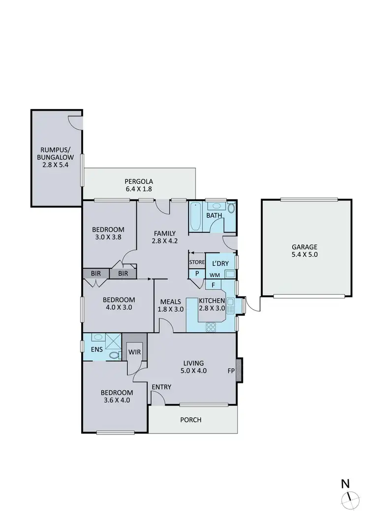 Floorplan of Homely house listing, 17 Butlers Road, Ferntree Gully VIC 3156