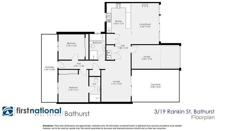 Floorplan of Homely house listing, 3/19 Rankin Street, Bathurst NSW 2795