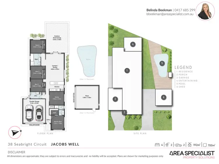 Floorplan of Homely house listing, 38 Seabright Circuit, Jacobs Well QLD 4208