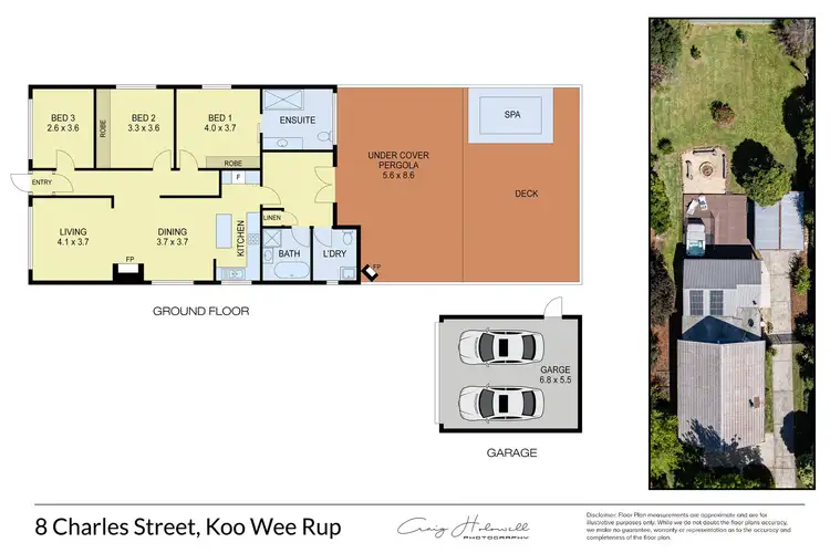 Floorplan of Homely house listing, 8 Charles Street, Koo Wee Rup VIC 3981