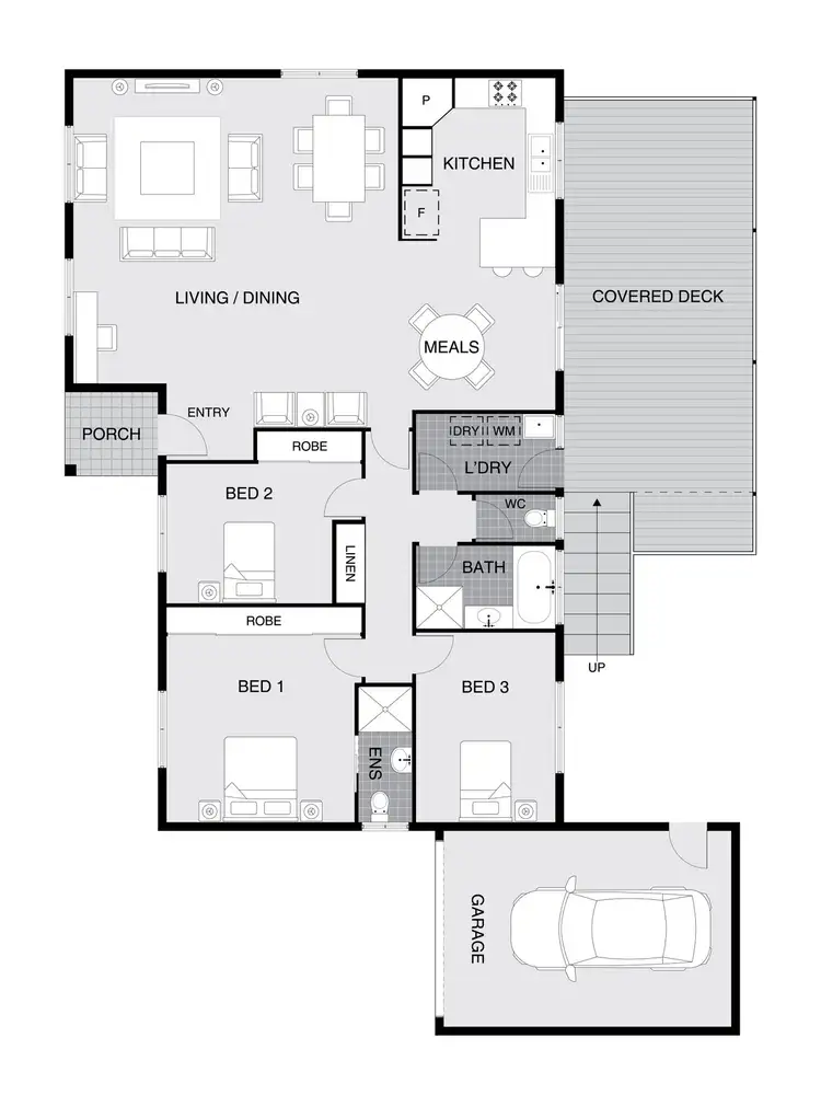 Floorplan of Homely house listing, 54 Jackie Howe Crescent, Macarthur ACT 2904