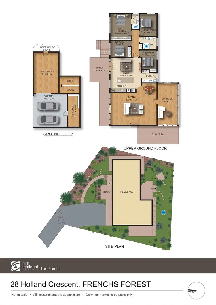 Floorplan of Homely house listing, 28 Holland Crescent, Frenchs Forest NSW 2086