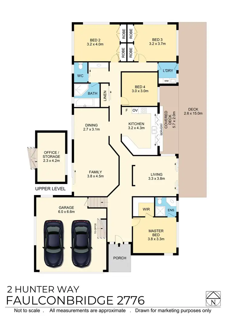 Floorplan of Homely house listing, 2 Hunter Way, Faulconbridge NSW 2776