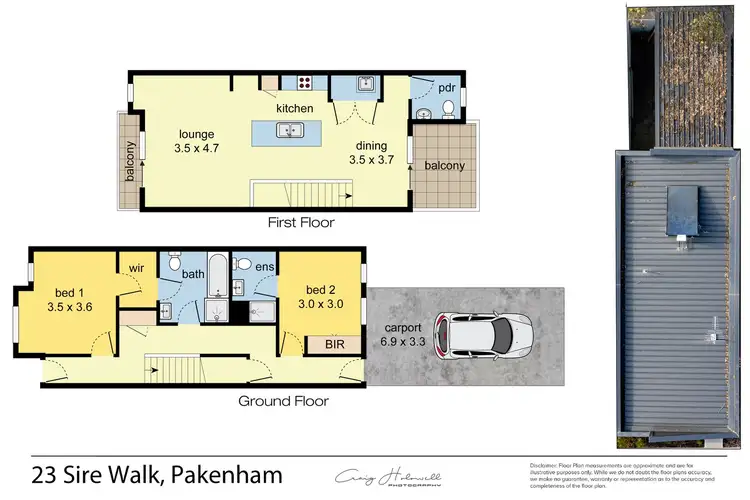 Floorplan of Homely townhouse listing, 23 Sire Walk, Pakenham VIC 3810