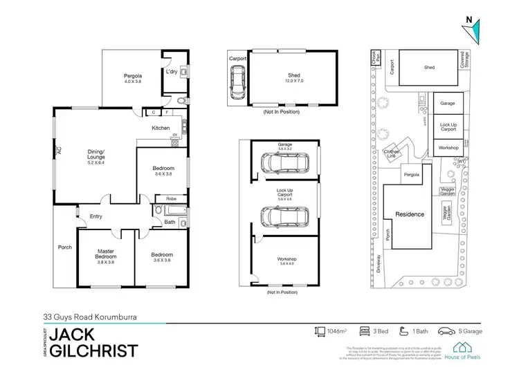 Floorplan of Homely house listing, 33 Guys Road, Korumburra VIC 3950