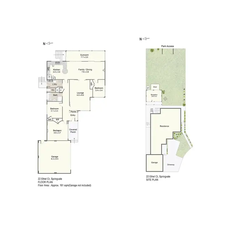 Floorplan of Homely house listing, 22 Ethel Court, Springvale VIC 3171