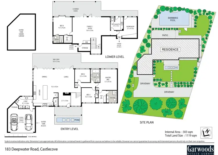 Floorplan of Homely house listing, 183 Deepwater Road, Castle Cove NSW 2069