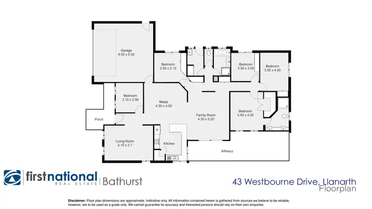 Floorplan of Homely house listing, 43 Westbourne Drive, Llanarth NSW 2795