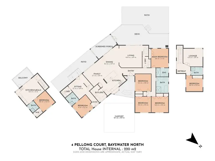 Floorplan of Homely house listing, 4 Pellong Court, Bayswater North VIC 3153