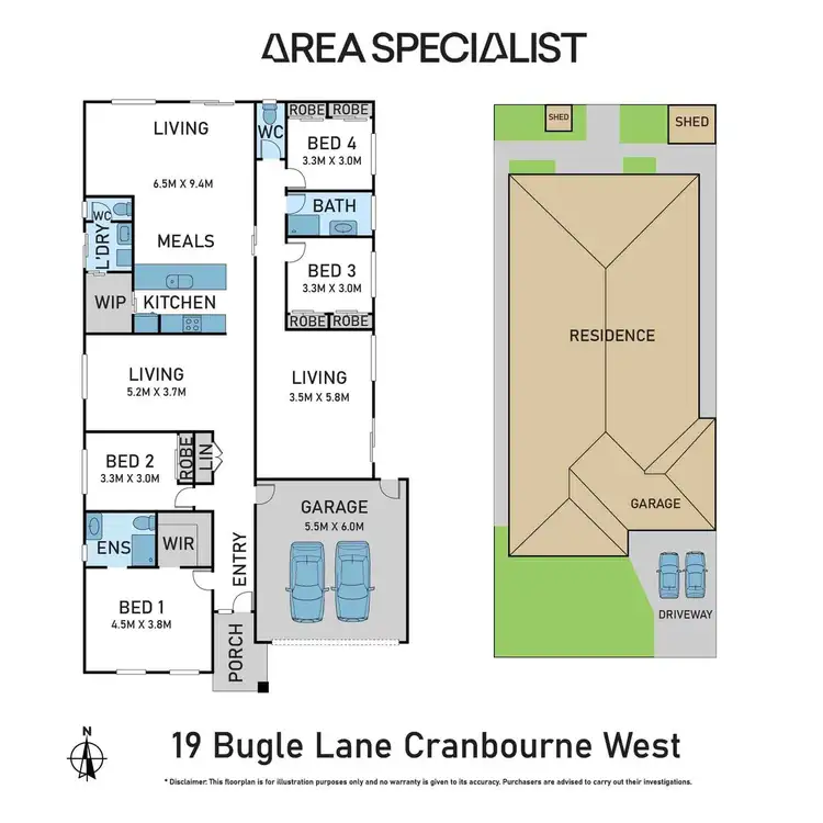 Floorplan of Homely house listing, 19 Bugle Lane, Cranbourne West VIC 3977