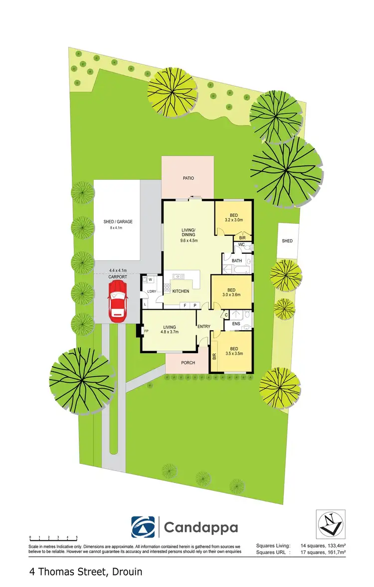 Floorplan of Homely house listing, 4 Thomas Street, Drouin VIC 3818