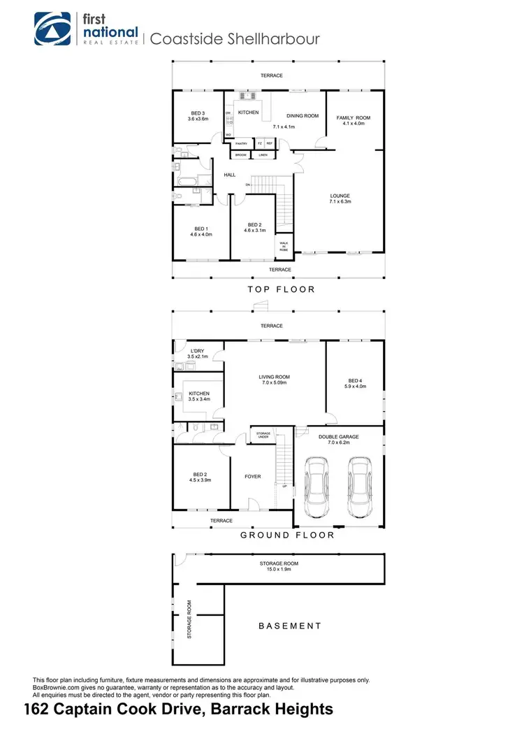 Floorplan of Homely house listing, 162 Captain Cook Drive, Barrack Heights NSW 2528
