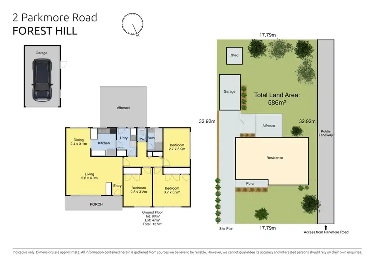 Floorplan of Homely house listing, 2 Parkmore Road, Forest Hill VIC 3131