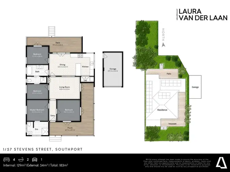 Floorplan of Homely house listing, 1/57-59 Stevens Street, Southport QLD 4215