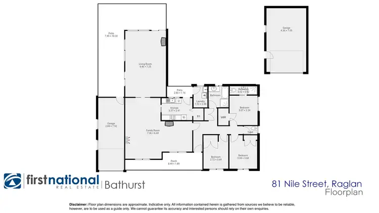 Floorplan of Homely house listing, 81 Nile Street, Raglan NSW 2795