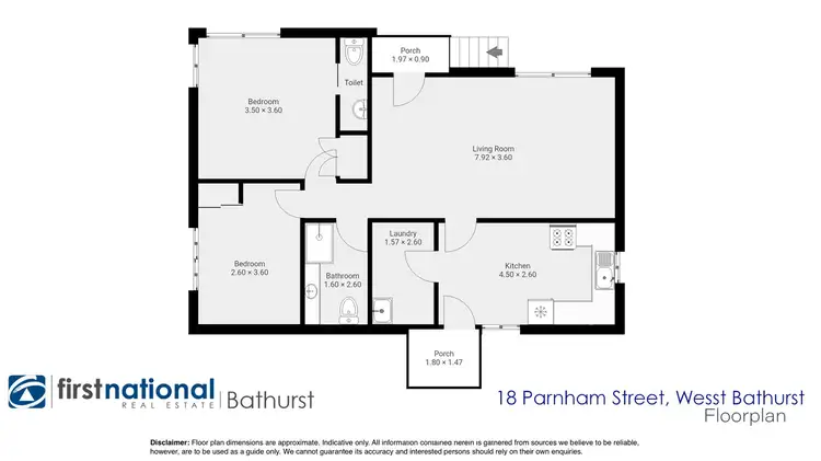 Floorplan of Homely house listing, 18 Parnham Street, West Bathurst NSW 2795