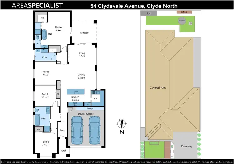 Floorplan of Homely house listing, 54 Clydevale Avenue, Clyde North VIC 3978