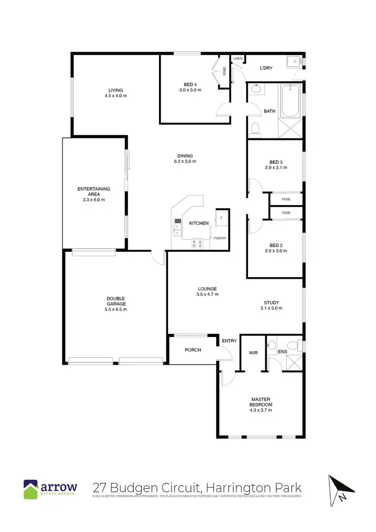 Floorplan of Homely house listing, 27 Budgen Circuit, Harrington Park NSW 2567