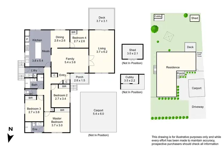 Floorplan of Homely house listing, 23 Oxley Way, Endeavour Hills VIC 3802