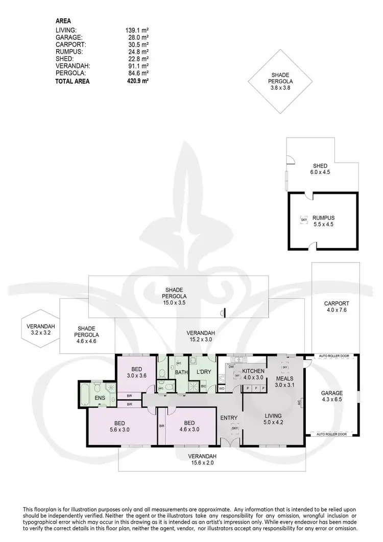 Floorplan of Homely house listing, 7 SPRING COURT, Hahndorf SA 5245