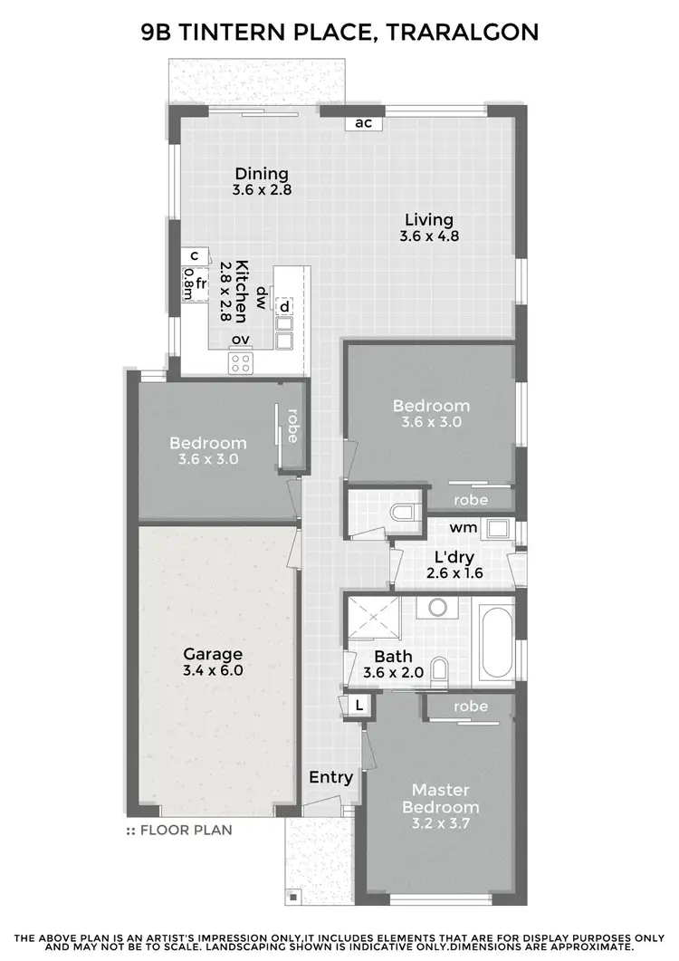 Floorplan of Homely house listing, 9B Tintern Place, Traralgon VIC 3844