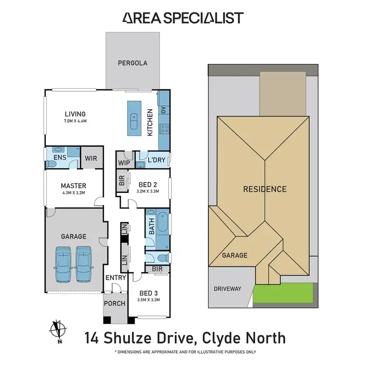 Floorplan of Homely house listing, 14 Shulze Drive, Clyde North VIC 3978