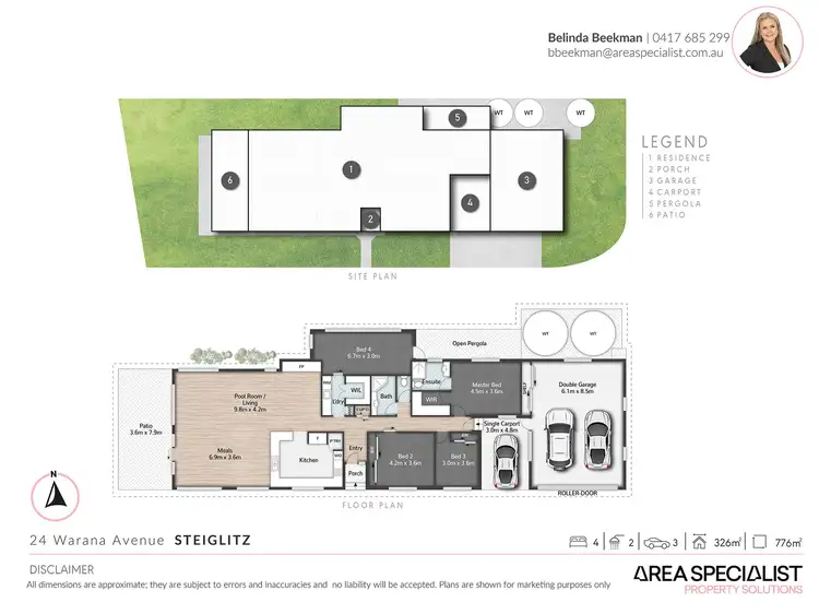 Floorplan of Homely house listing, 24 Warana Avenue, Steiglitz QLD 4207