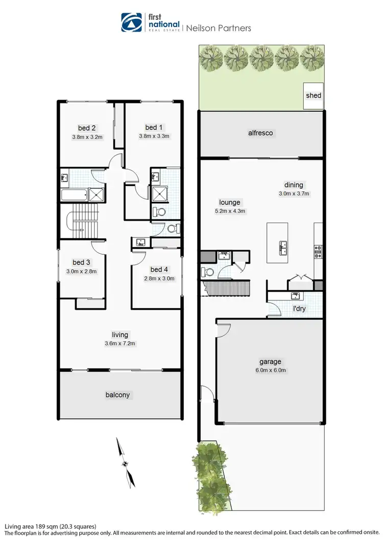 Floorplan of Homely townhouse listing, 20 Swan Street, Pakenham VIC 3810