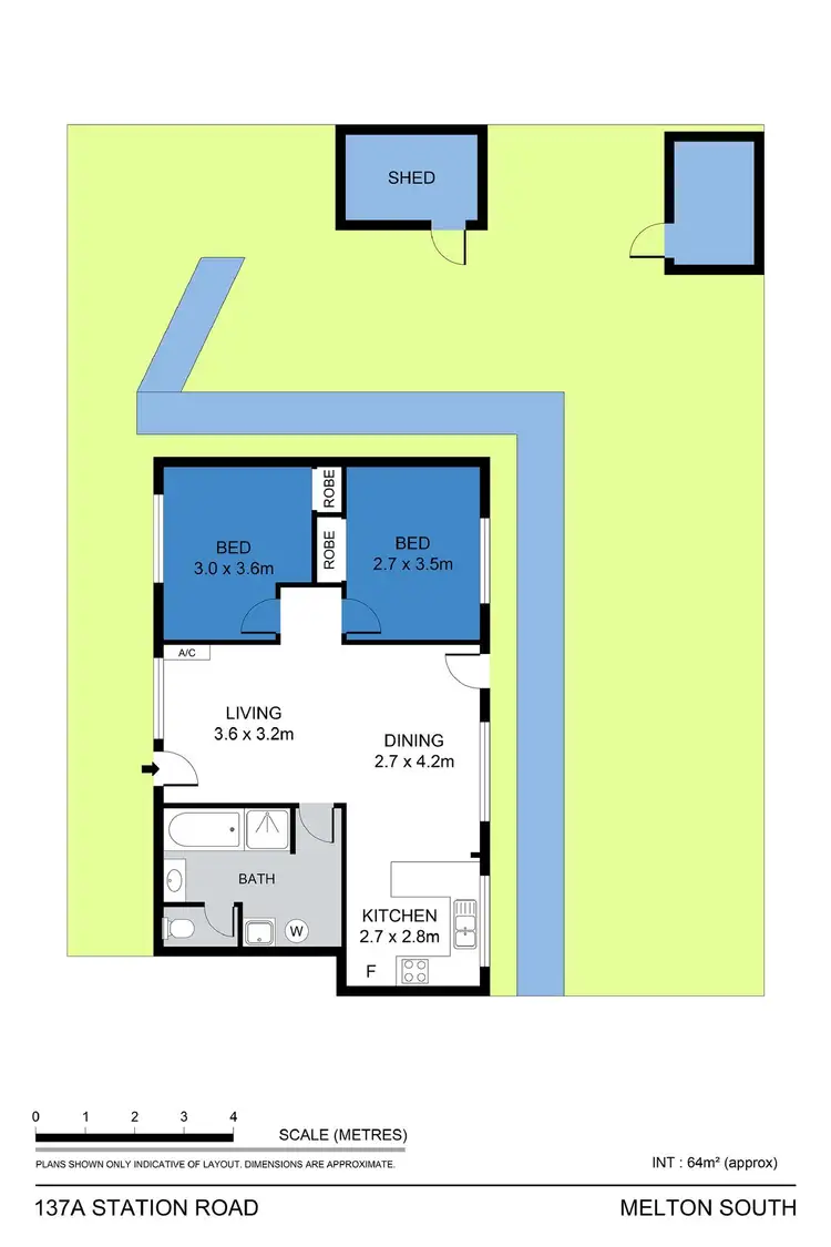 Floorplan of Homely unit listing, 137A Station Road, Melton South VIC 3338