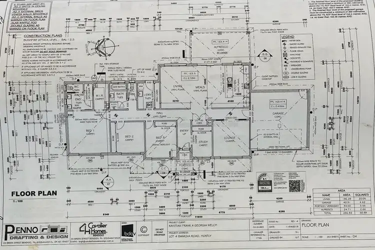 Floorplan of Homely house listing, 136 Banksia Road, Huntly VIC 3551