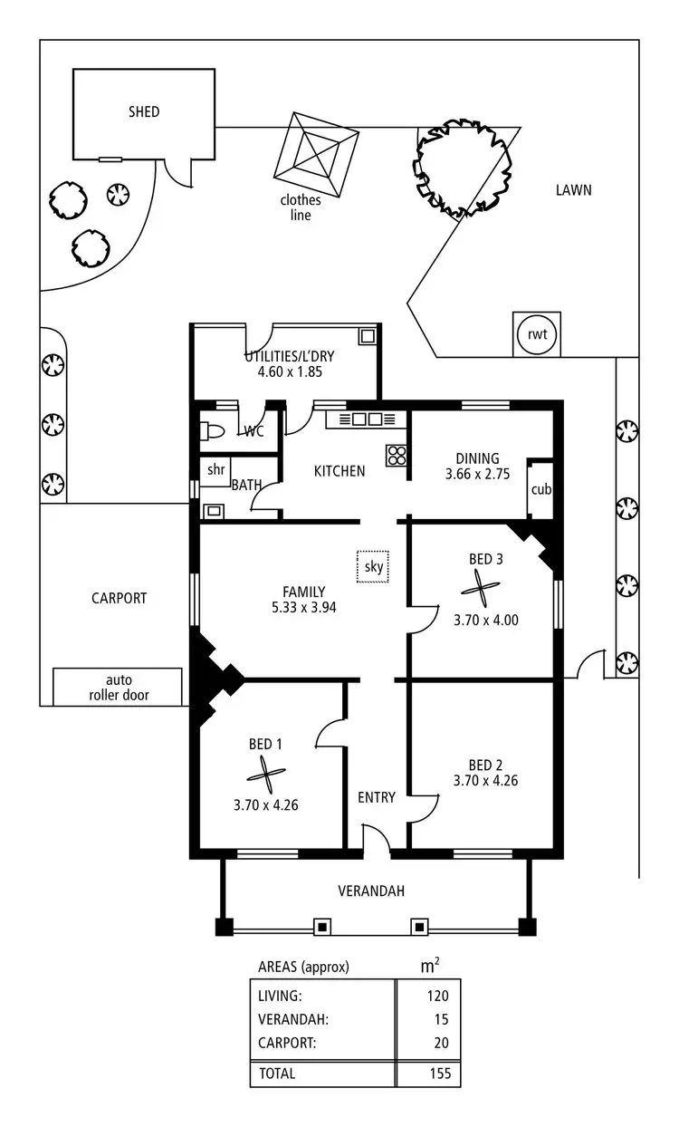 Floorplan of Homely house listing, 23 Lorraine Avenue, Clarence Park SA 5034