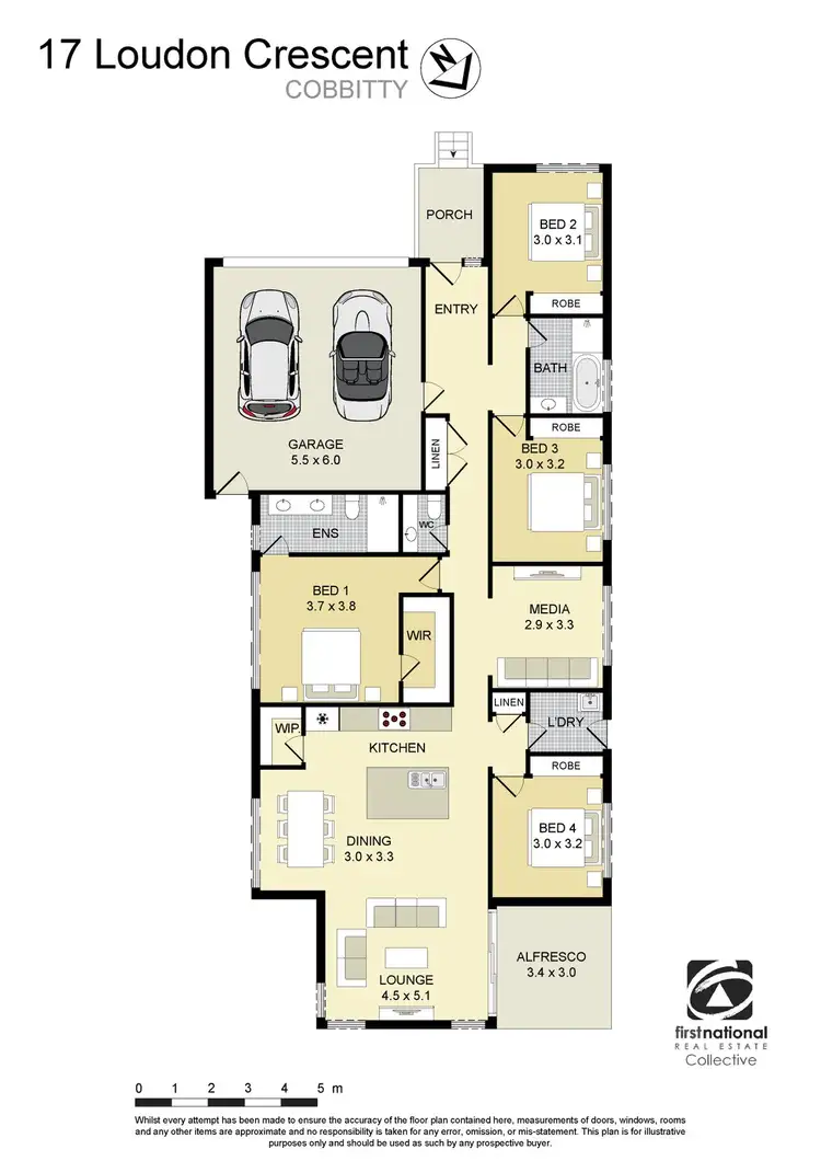 Floorplan of Homely house listing, 17 Loudon Crescent, Cobbitty NSW 2570