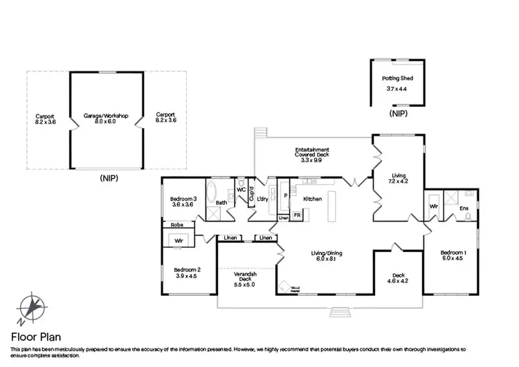 Floorplan of Homely house listing, 190 Red Gap Road, Lancefield VIC 3435
