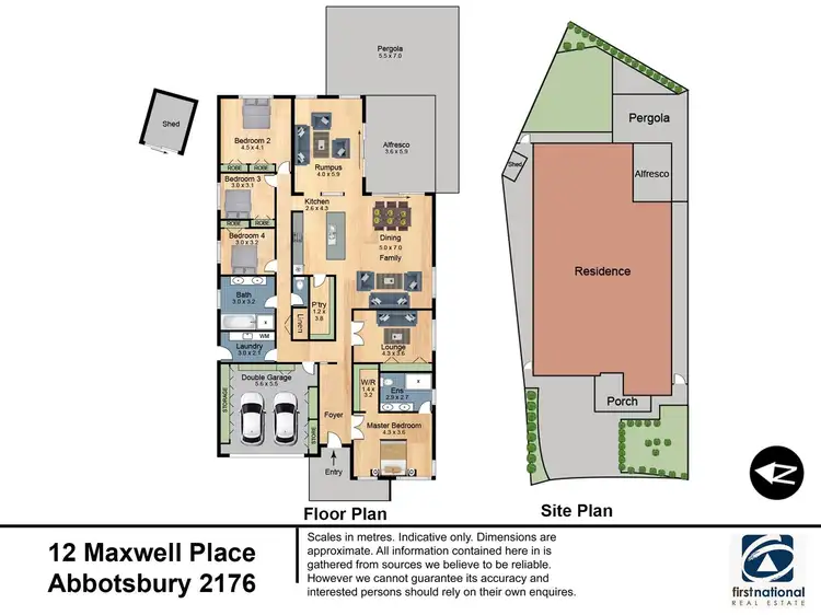 Floorplan of Homely house listing, 12 Maxwell Place, Abbotsbury NSW 2176