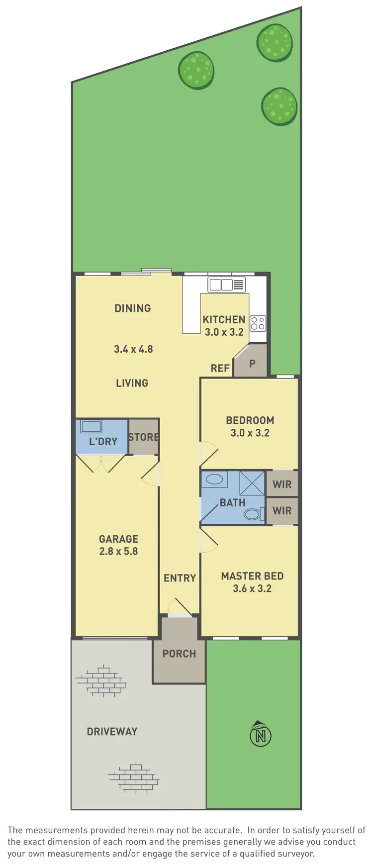 Floorplan of Homely unit listing, 22 Gunnedah Street, Albion VIC 3020