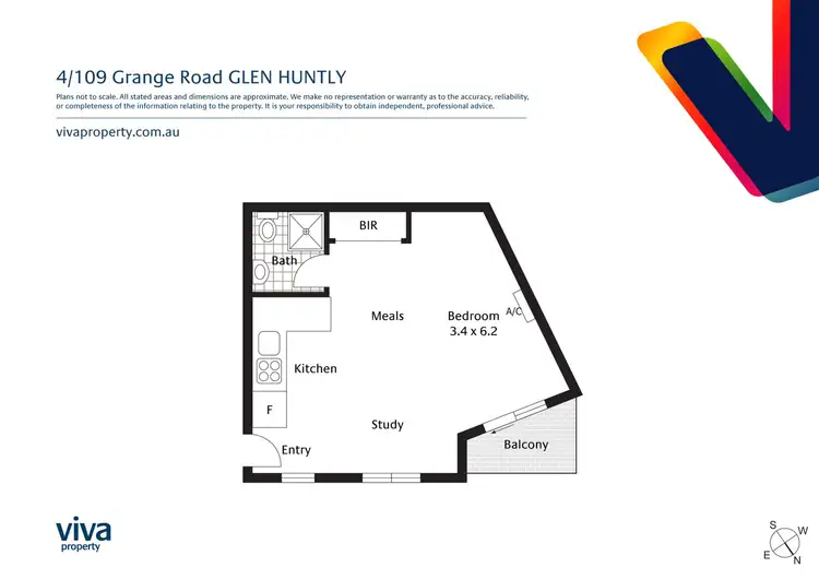 Floorplan of Homely apartment listing, 4/109 Grange Road, Glen Huntly VIC 3163