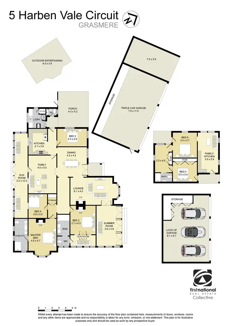 Floorplan of Homely house listing, 5 Harben Vale Cct, Grasmere NSW 2570