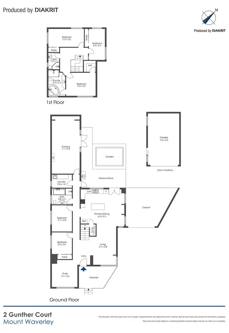 Floorplan of Homely house listing, 2 Gunther Court, Mount Waverley VIC 3149