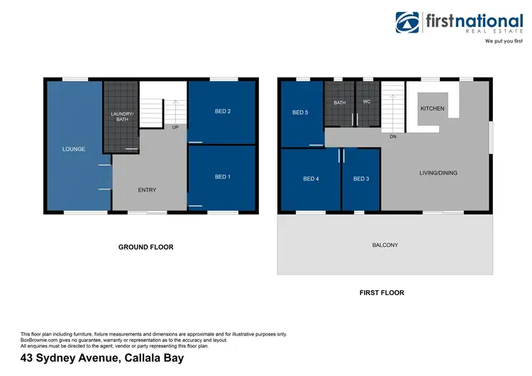 Floorplan of Homely house listing, 43 Sydney Avenue, Callala Bay NSW 2540