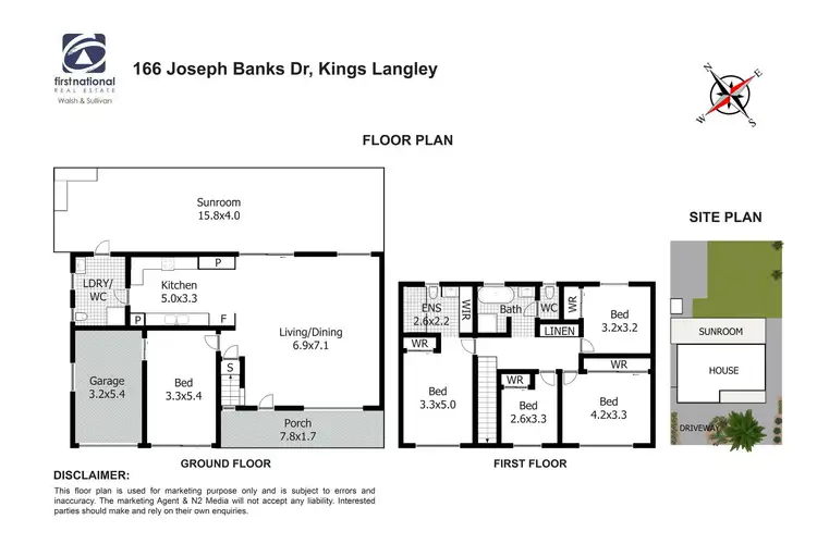 Floorplan of Homely house listing, 166 Joseph Banks Drive, Kings Langley NSW 2147