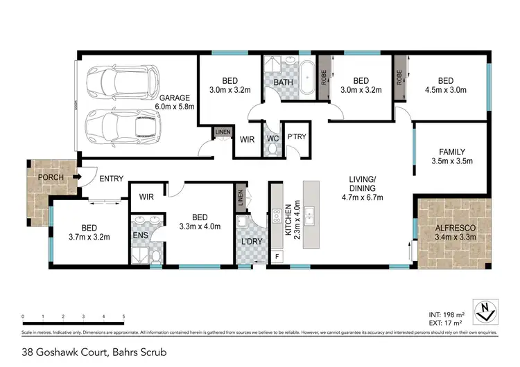 Floorplan of Homely house listing, 38 Goshawk Court, Bahrs Scrub QLD 4207