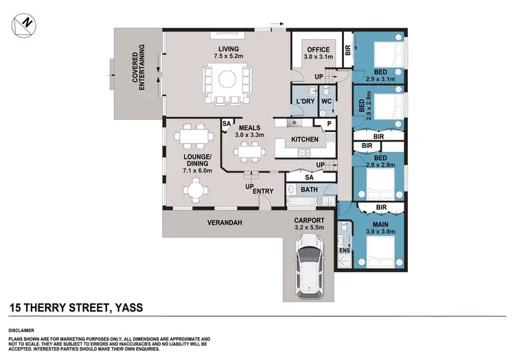 Floorplan of Homely house listing, 15 Therry Street, Yass NSW 2582