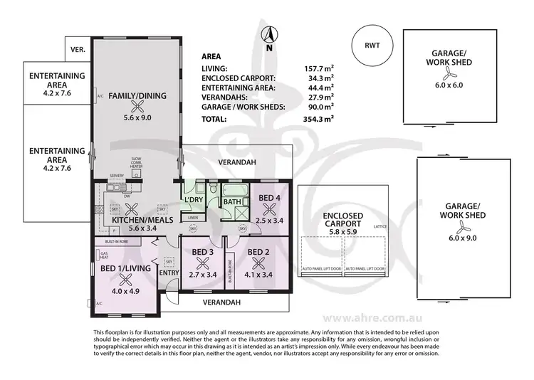 Floorplan of Homely house listing, 26 Hillman Drive, Nairne SA 5252